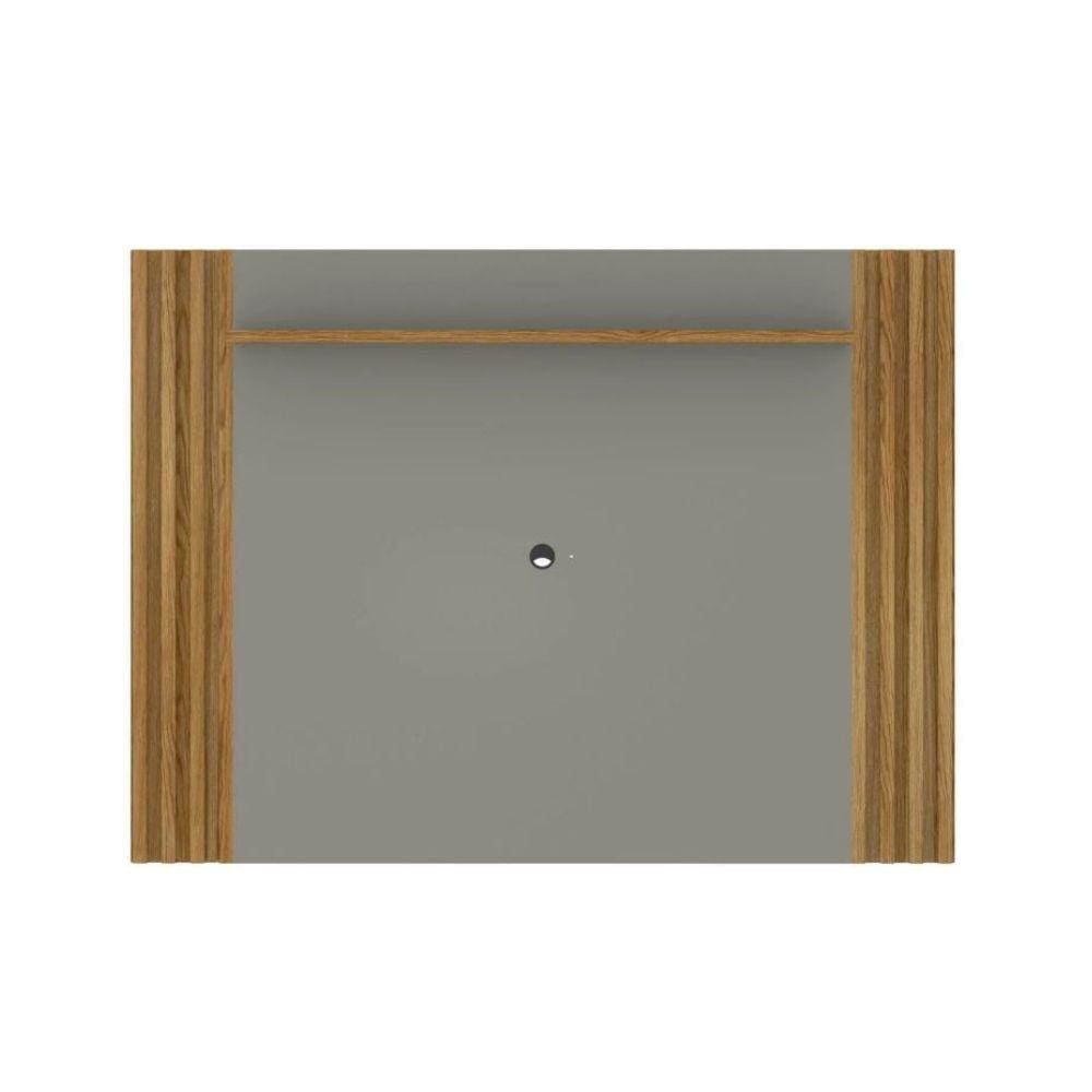Painel Para TV Allure 220 cm Província Grigio Gloss/Freijó