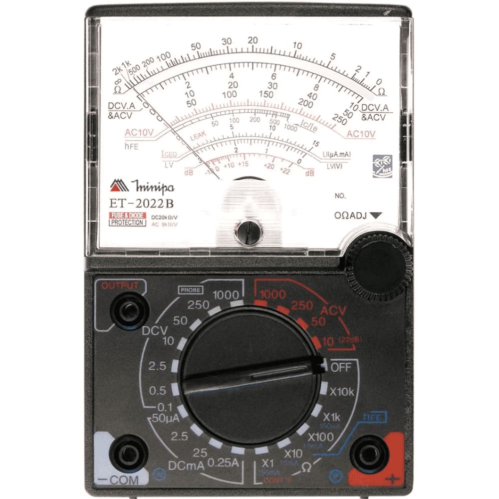 Multimetro Analogico ET-2022B Minipa