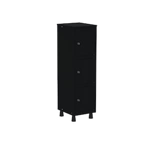 Armario Roupeiro 3 Portas Aço MGRP 501/3 Preto