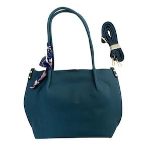 Bolsa Borboleta Azul L-2239 Com Bolsa Pequena e Lenço