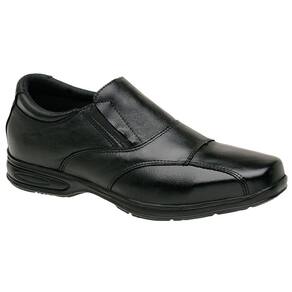 Sapato Social Masculino Couro Confortável Elástico Elegante
