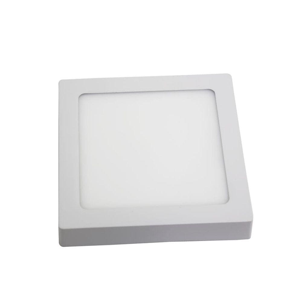 Plafon de Sobrepor Quadrado Branco 30cm Led 24W 3000K Bivolt