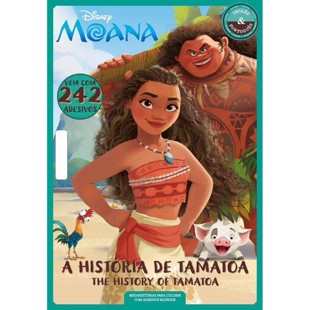 Fantasia Moana Infantil Vestido Moana Disney Oficial + Colar