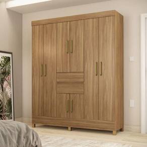 Guarda Roupa Casal 8 Portas Munique Amendola - Demóbile