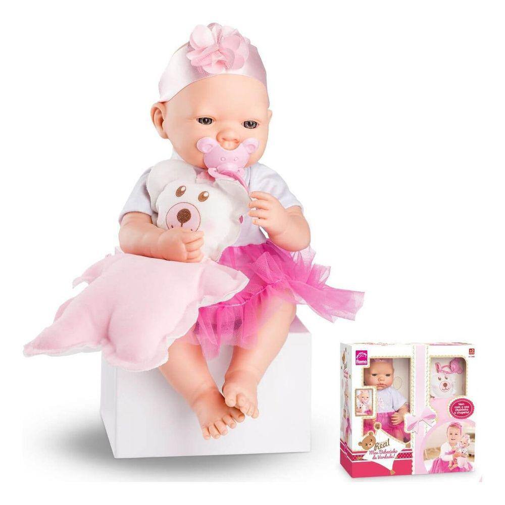 Boneca reborn Bebe pequena Meu Bebezinho ED1 Brinquedos