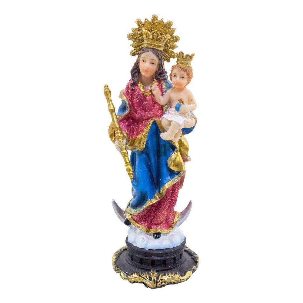 Nossa Senhora Auxiliadora Estátua 14cm - Enfeite Resina