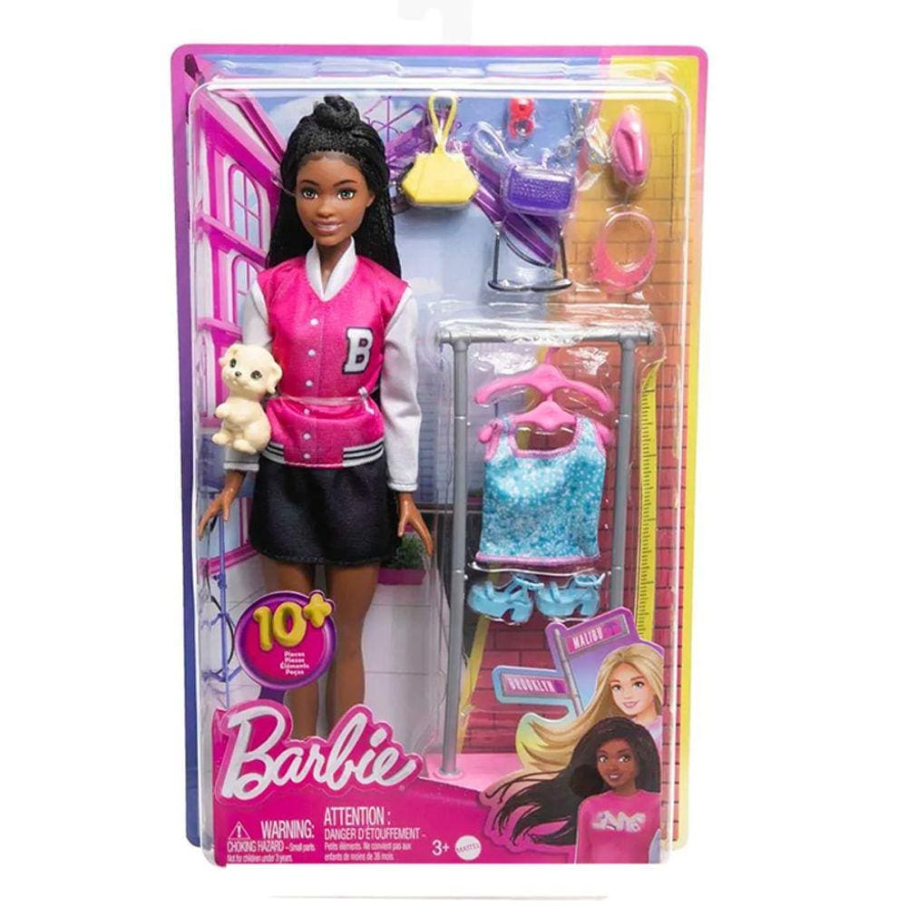 Boneca Grávida Estilo Barbie + 2 Bebês + Acessórios