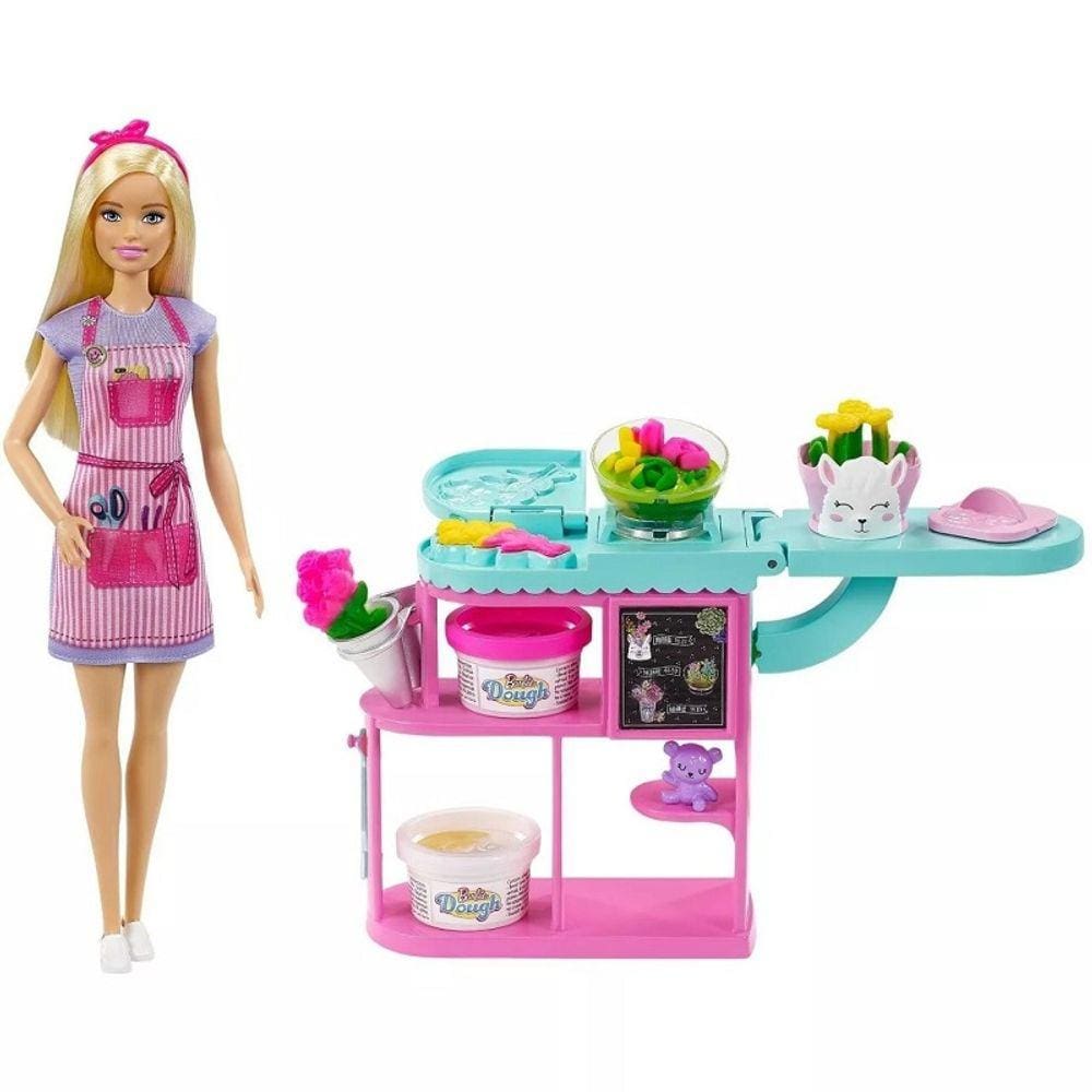 Boneca Barbie Conjunto De Academia Com Cachorrinho Roupa De Treino