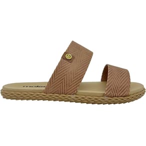 Tamanco Rasteira Duas Talas Feminino Moleca 5452.100