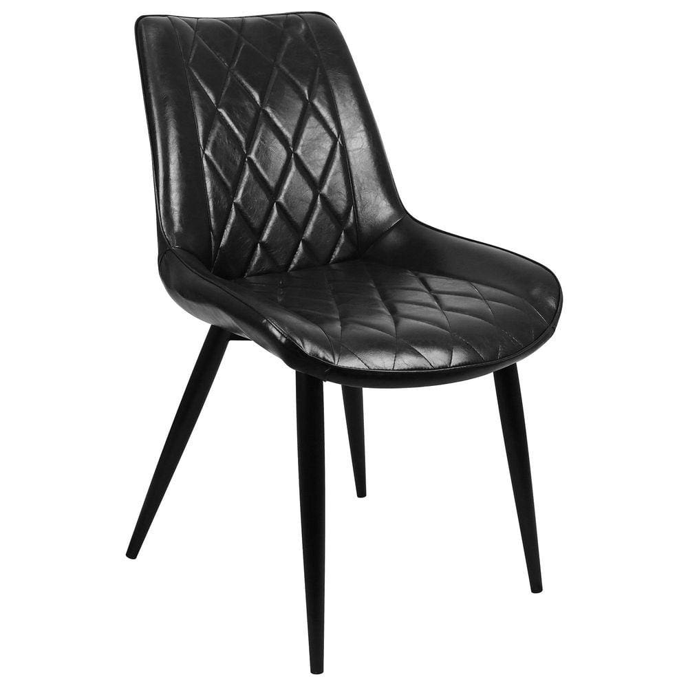 Cadeira Haifa Livia Estofada Pu Vintage Retro