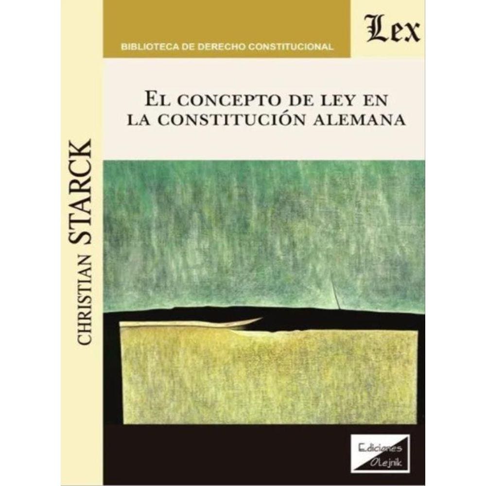 Concepto De Ley En La Constitución Alemana