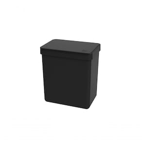 Lixeira Plástica 2,5 Litros, Linha Single, Marca Coza, Preto, 16,4 X 11,8 X 18,5 Cm (cxlxa) Preto