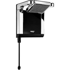 Ducha Acqua Star Ultra Preto/Cromado - Lorenzetti