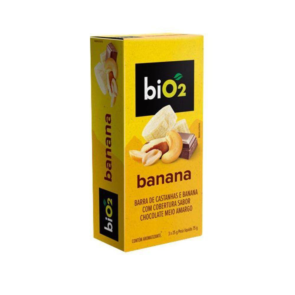 Barra de Castanhas e Frutas biO2 Nuts Damasco 25 g - biO2