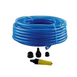 Mangueira Trançada 30M Slim Azul com Engate E Esguicho - Force Line