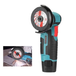 Esmerilhadeira Portatil Sem Fio Lixadeira Serra Angular Corte Polimento Aço Madeira Ferro Ceramica Potente Multiuso Cabo Ergonomico Resistente