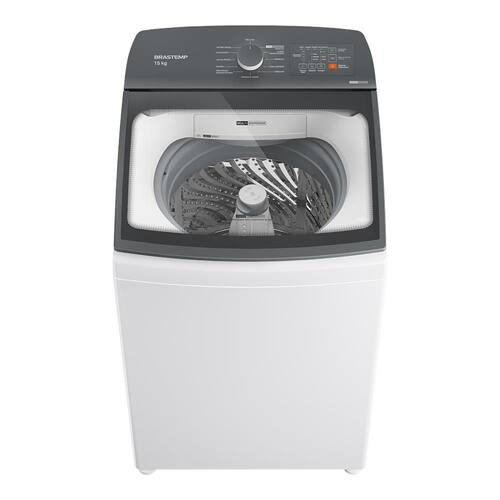 Máquina de Lavar Brastemp 15Kg Branca com Ciclo Tira Manchas Advanced e Smart Sensor - BWF15AB - 220V