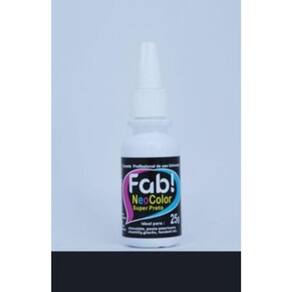 Corante Neocolor PRETO Fab Ind 25g Corante universal (lipossolu´vel e hidrossolu´vel) Use em Chantilly, Chocolate