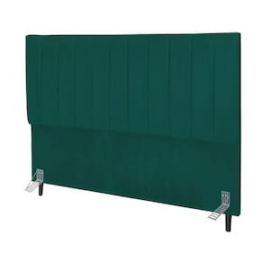 Cabeceira Cama 140 cm Carla Suede Azul Tiffany E Frame