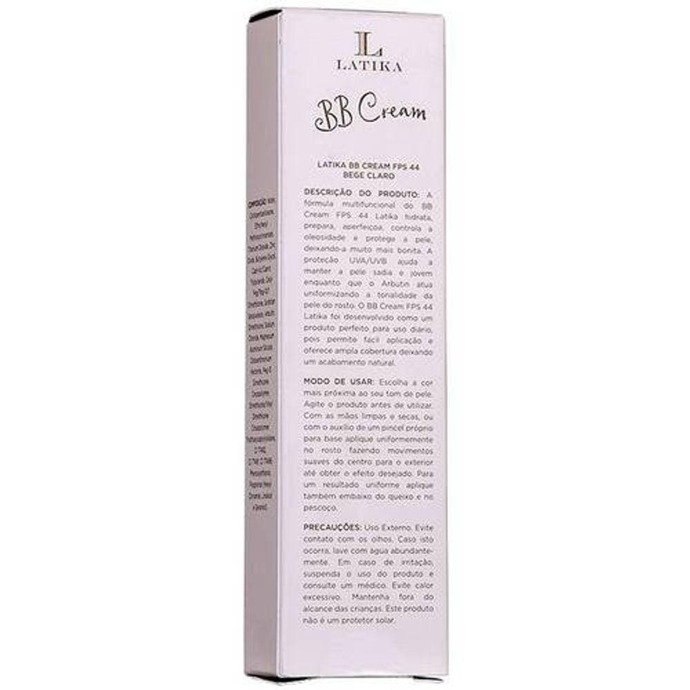 Latika - BB Cream Clareador SPF 44 - Bege Claro