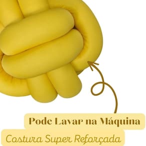 Almofada Bola Nózinho Nó Decoracao Cama Infantil Quarto Sofá