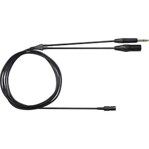 Shure XLR de 3 pinos e cabo macho de 1/4 "para fone de ouvido de transmissão BRH50M / 440M / 441M (7,5 pés)
