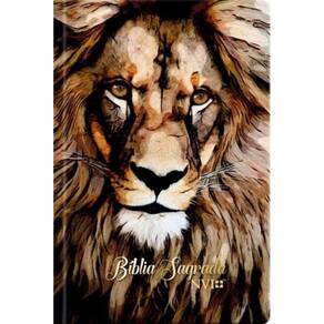 Biblia Sagrada Leao Marrom - Nvi - Rbc Pao Diario