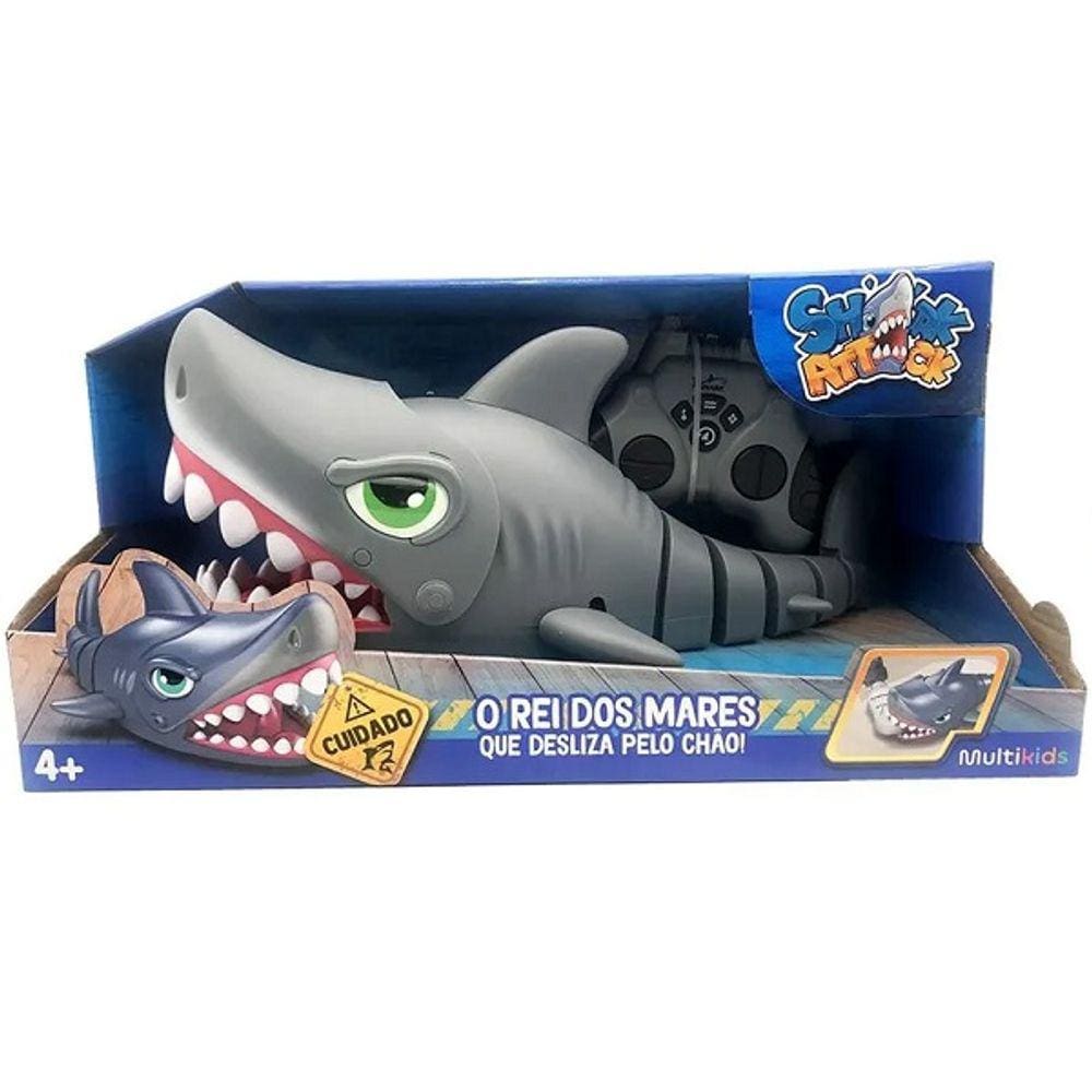 Tubarao de Controle Remoto SHARK ATTACK Multikids