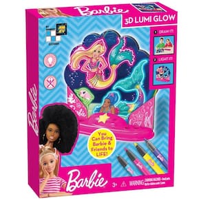 Barbie Pinte e Ilumine Sereias FUN