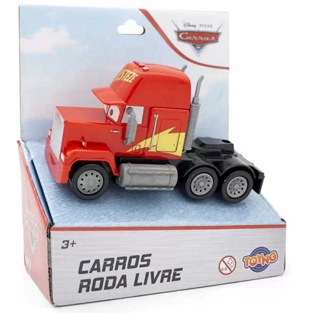 Carrinho MACK Roda Livre Carros Disney 3 TOYNG 50962