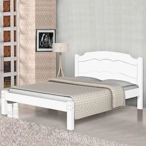 Cama Casal Basoto  Lais  Branco