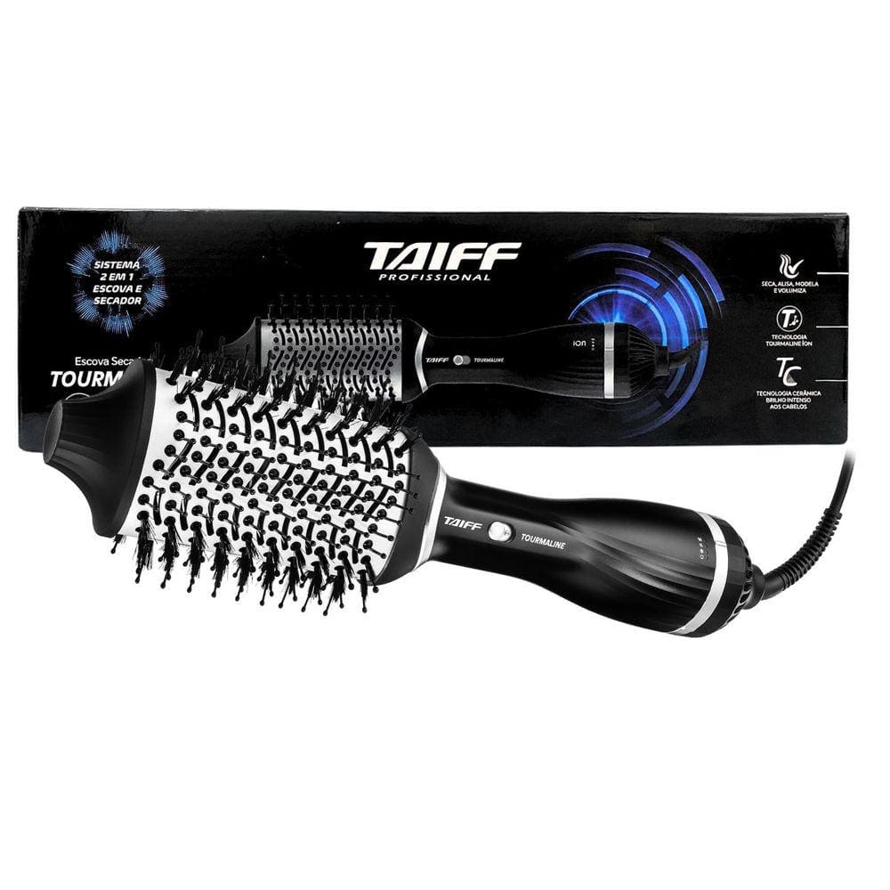 Escova Secadorora Taiff Tourmaline 2 Em 1 1200W 127V