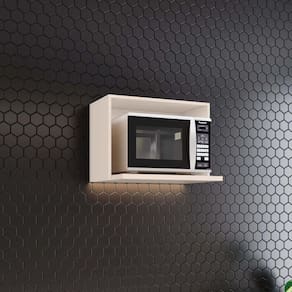 Armário Aéreo Micro-ondas 60cm Aurora Off White