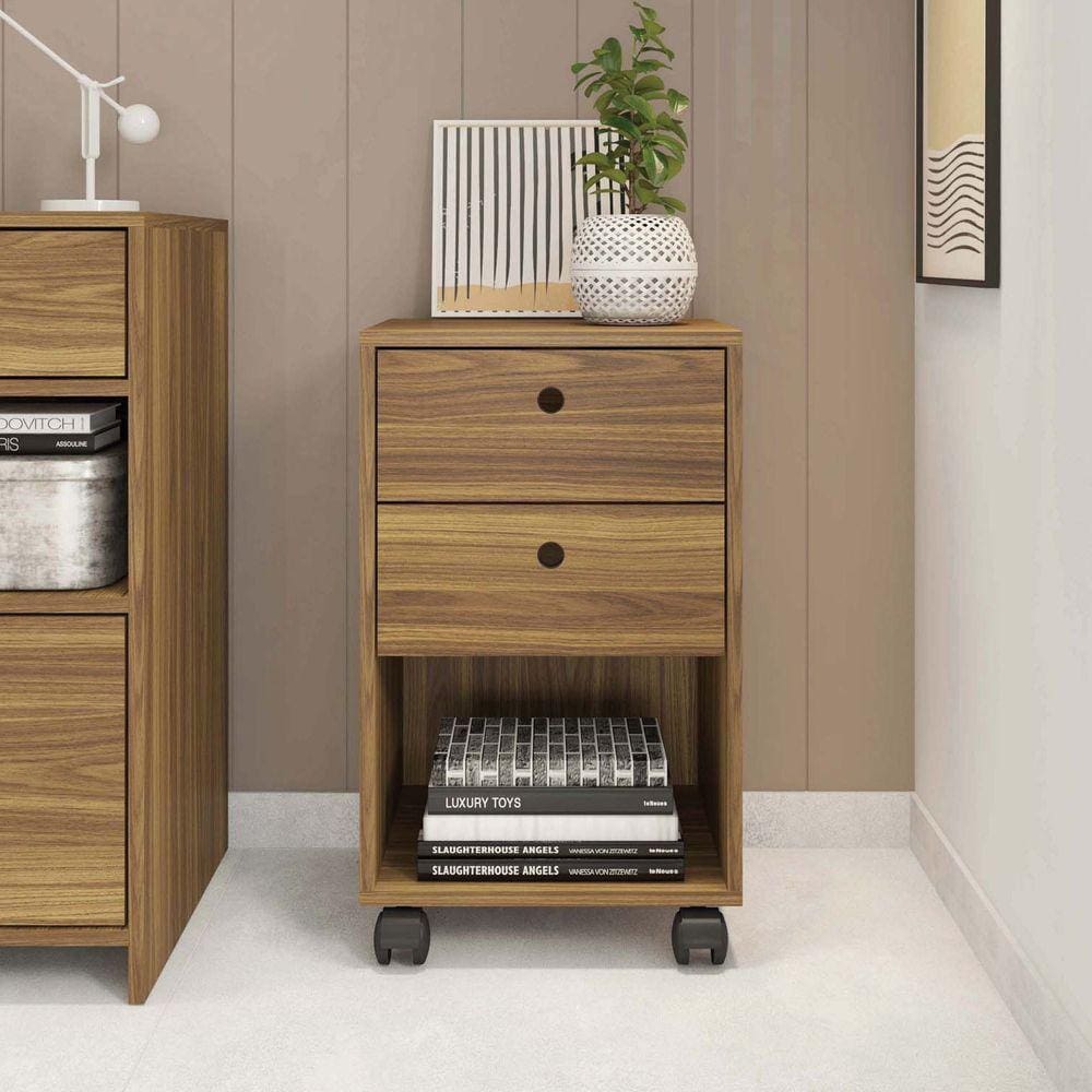 Gaveteiro 2 Gavetas com Rodízio Maceió Mel