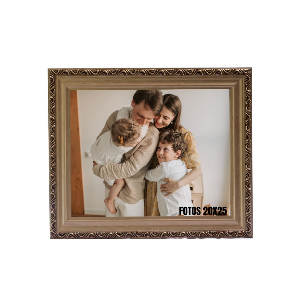 Quadro Porta Retrato Mesa 20x25cm Ouro