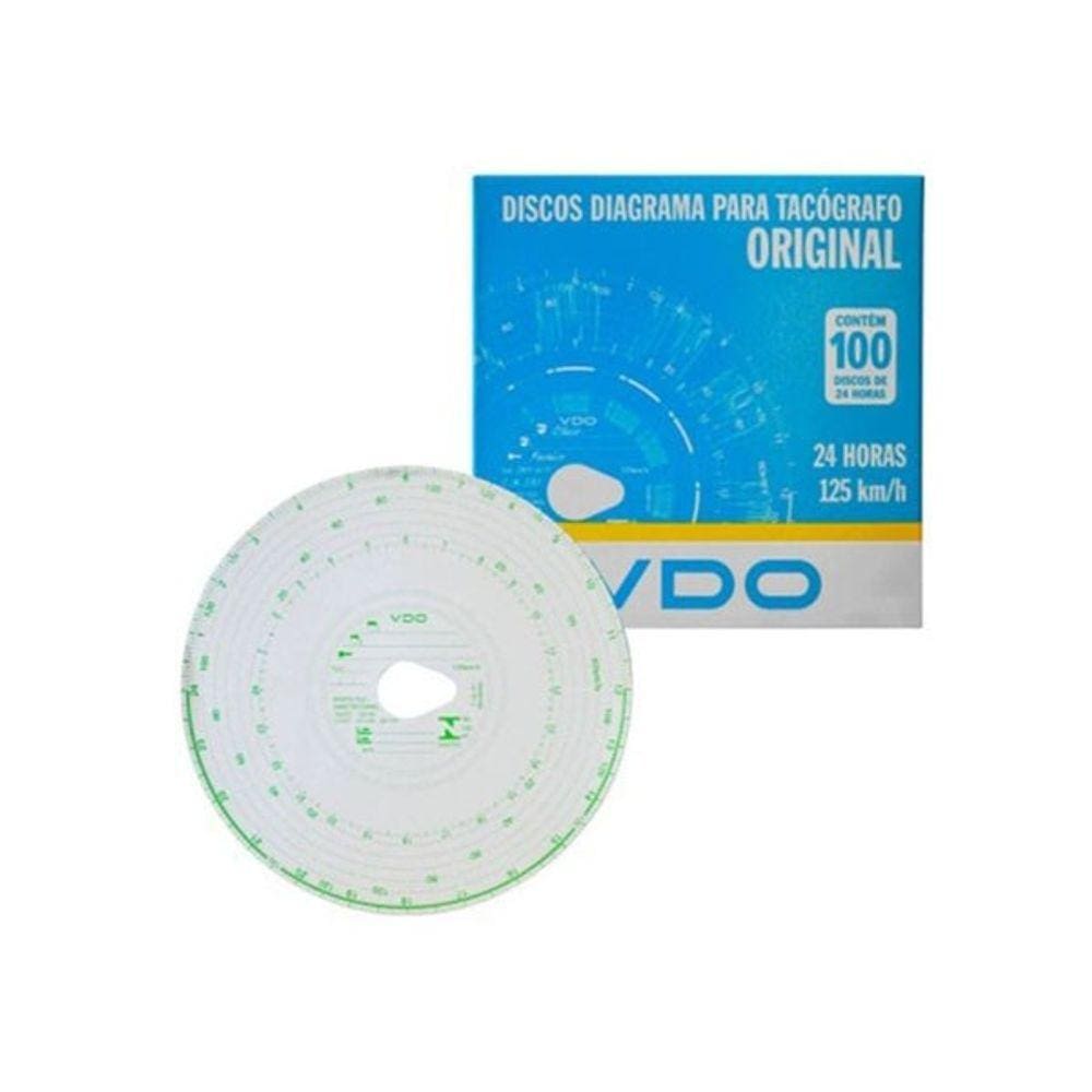 Disco Tacógrafo Diário 125km - Vdo