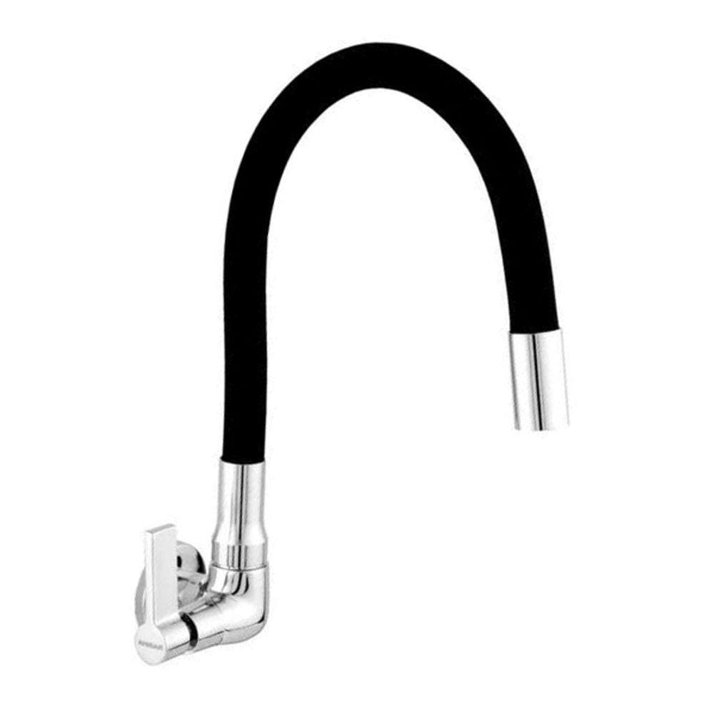 Torneira Cozinha Giratória Gourmet Parede Black 2066 C55 Imperatriz