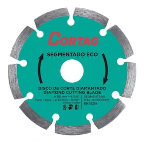 Disco Diamantado Segmentado Eco 110 Mm 61699 Cortag