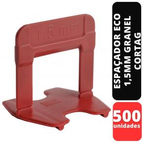 Kit C/500Pc Espaçador Eco 1,5MM Granel Cortag