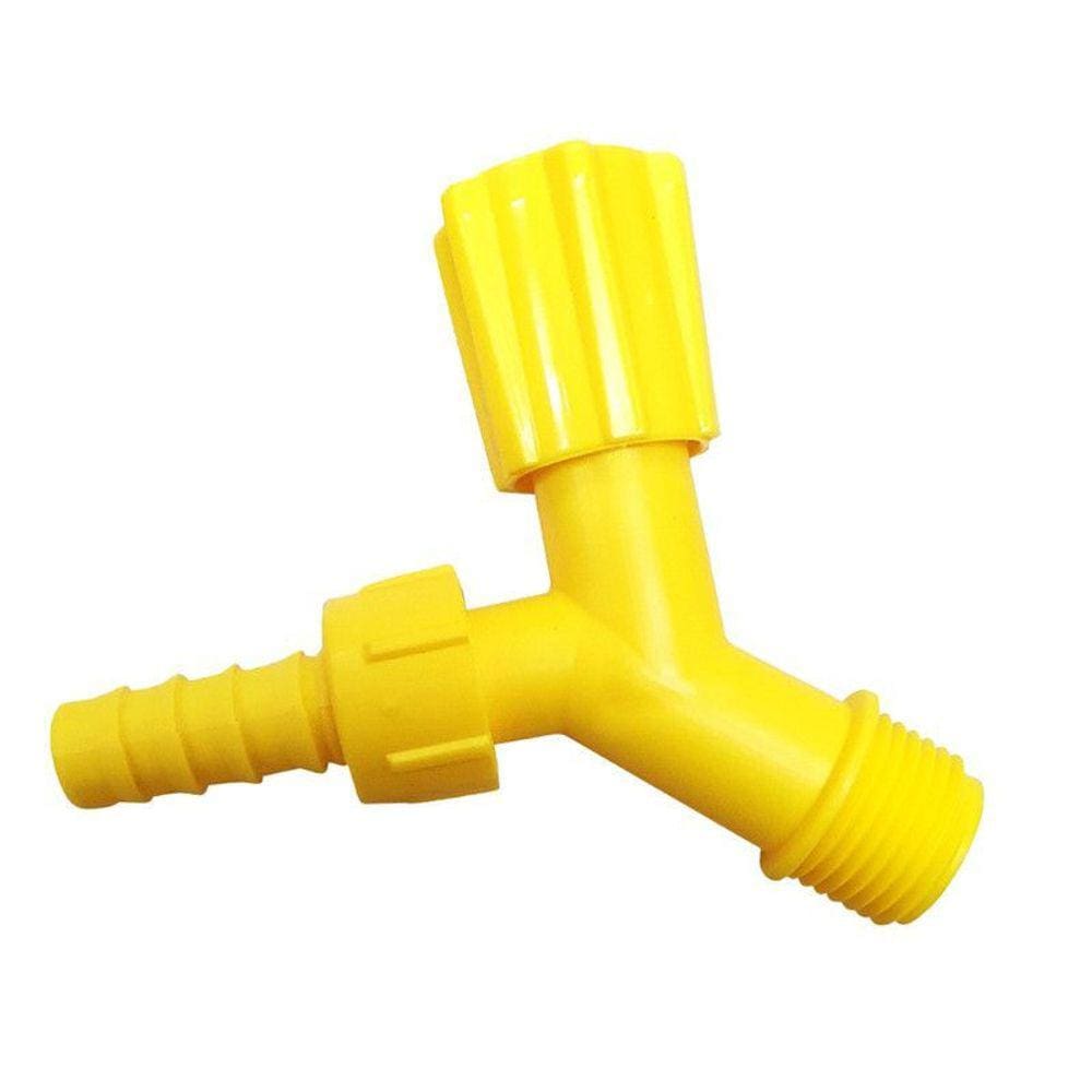 Torneira Para Tanque e Jardim De 1/2 Com Bico 3/4 Amarelo