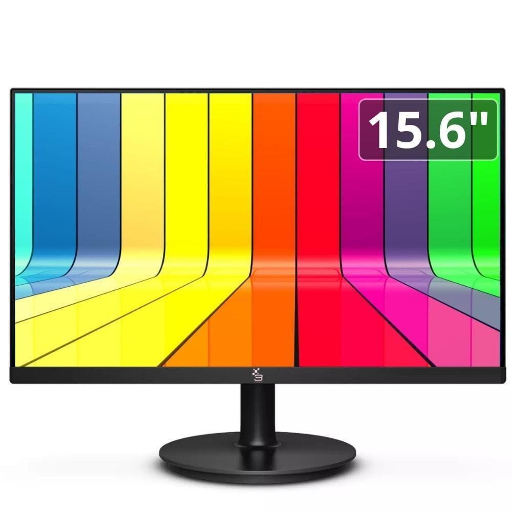 Monitor 15.6” LED, Widescreen, HD, HDMI, VGA, VESA, Ajuste de inclinação - 3green M156WHD
