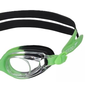 Óculos Natação Speedo Olympic Verde Lente Cristal Infantil