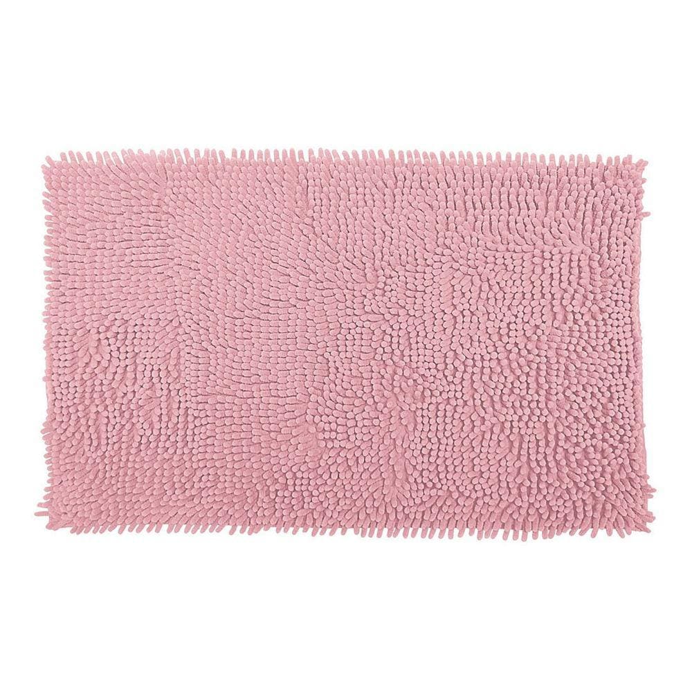 Tapete Bolinha Banheiro Antiderrapante 38cmx58cm Rozac Rosa