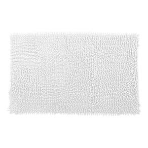 Tapete Bolinha Banheiro Antiderrapante 38cmx58cm Branco