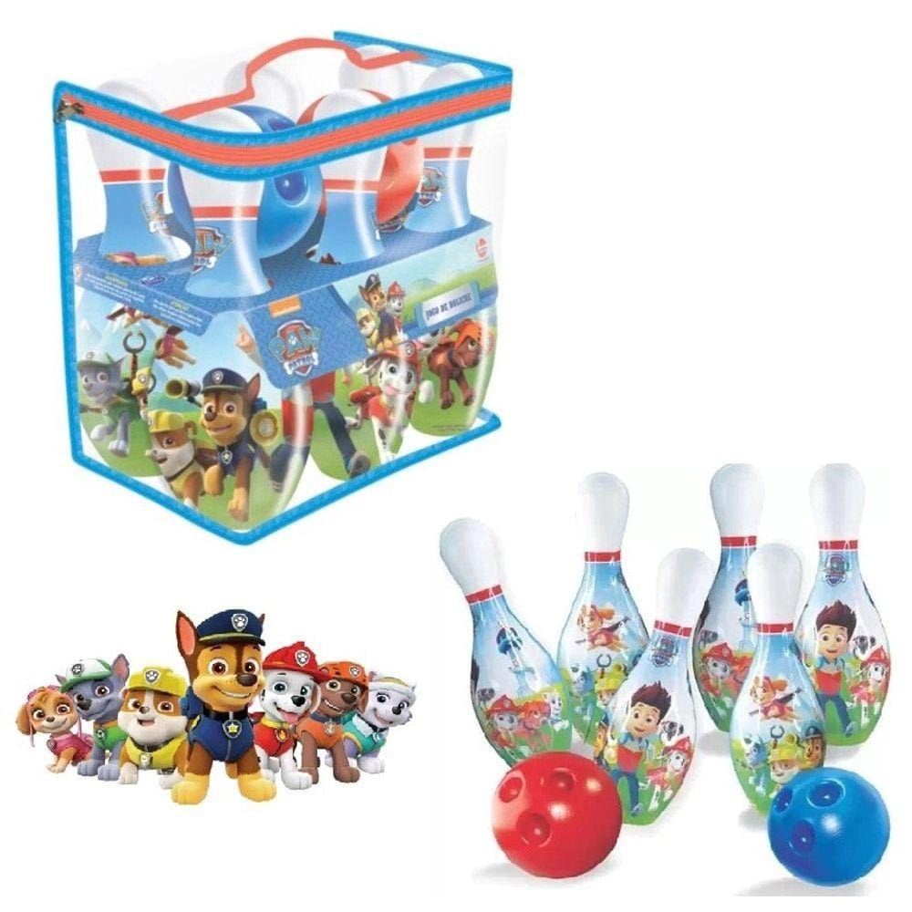 Jogo de Boliche Infantil - Coleção Bichinhos - 6 Pinos - Roma Brinquedos