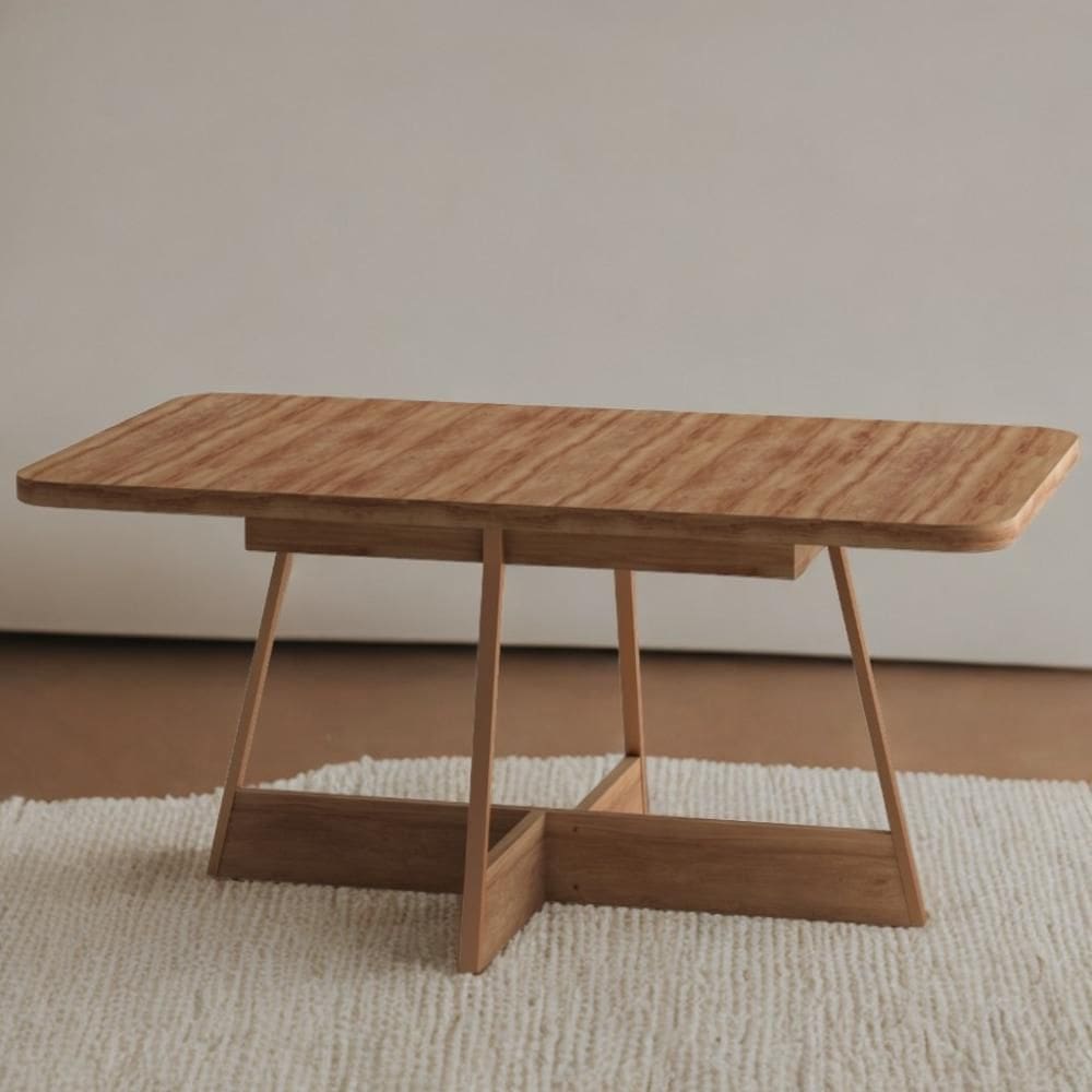 Mesa de Jantar Retangular 1,6 m Átria 1592 Carraro Nogal/Rose