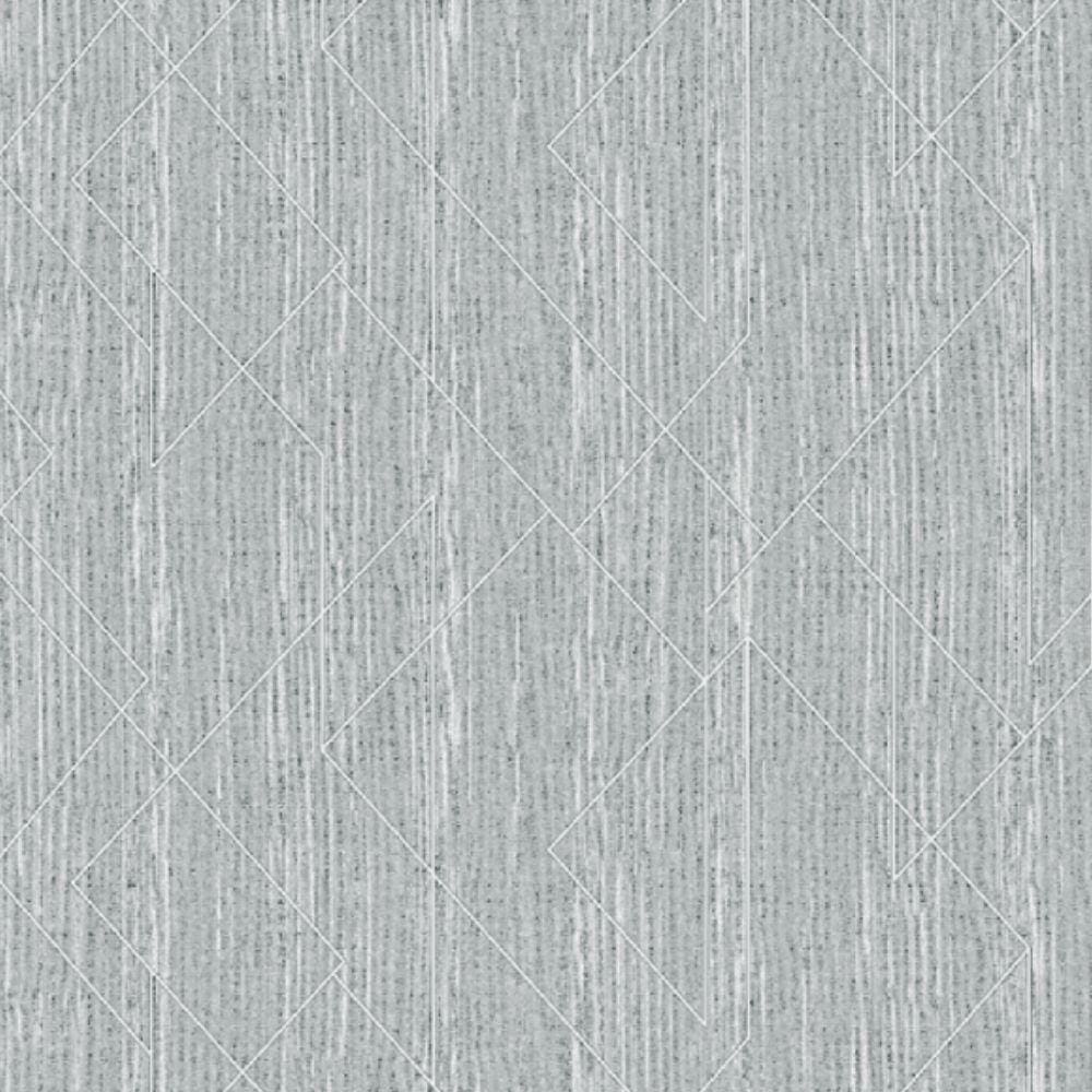 Papel De Parede Geométrico Cinza E Prata Vip1019 - 10m