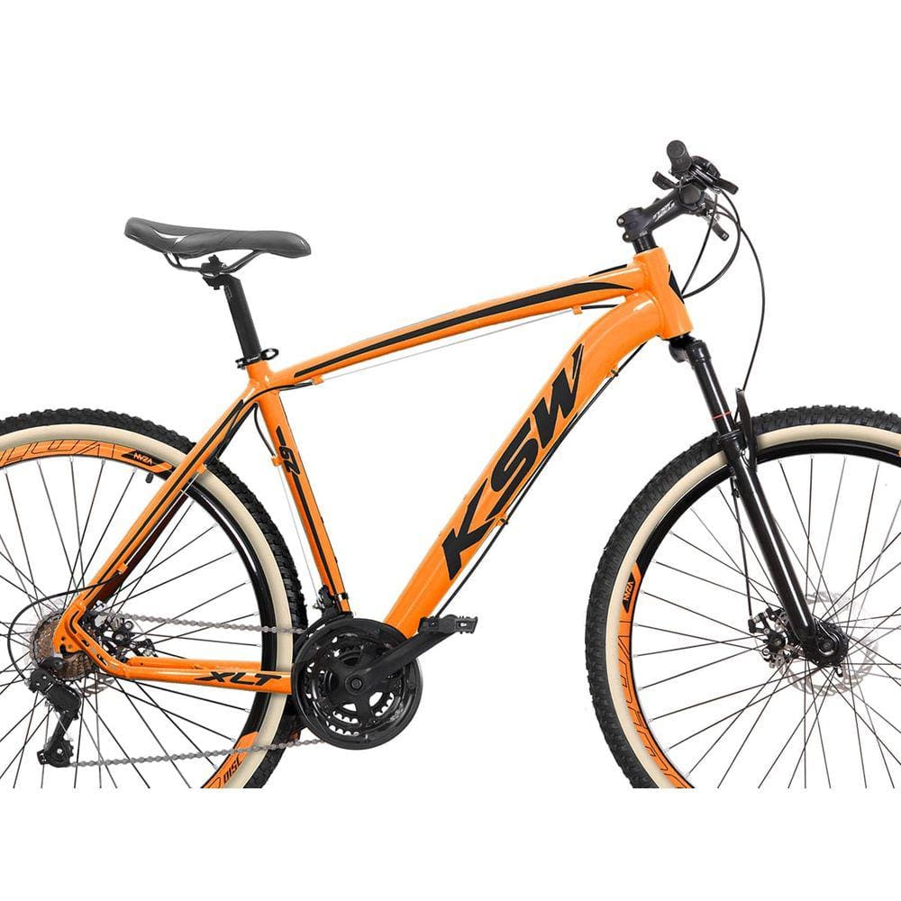 Bicicleta Aro 29 KSW 2x9V Freio Hidráulico Trava Guidão