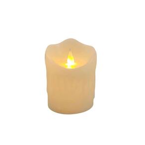 Vela De Led Flame Chama Viva 10X7Cm Decoração