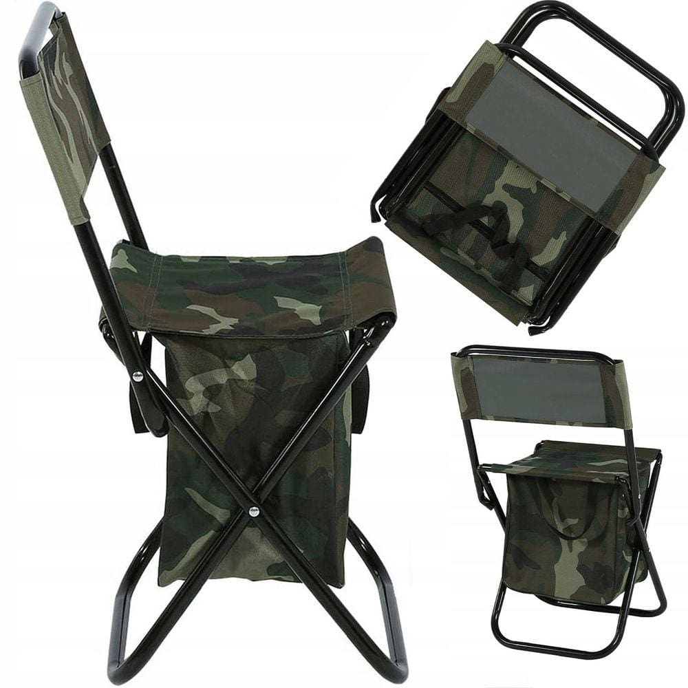 Cadeira Bolsa 2 Em 1 Pesca Acampamento Praia Camping Ar Livre Piquenique